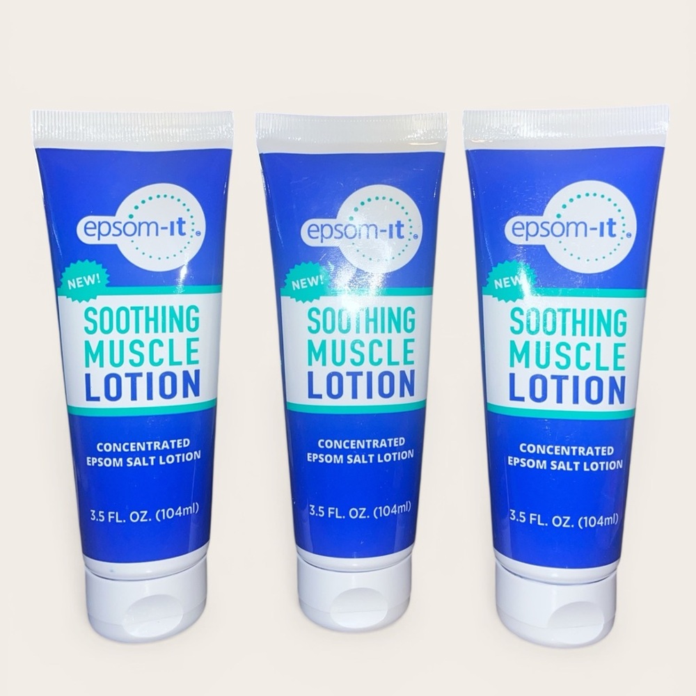 Set of 3 Epsom-It Soothing Muscle Lotion